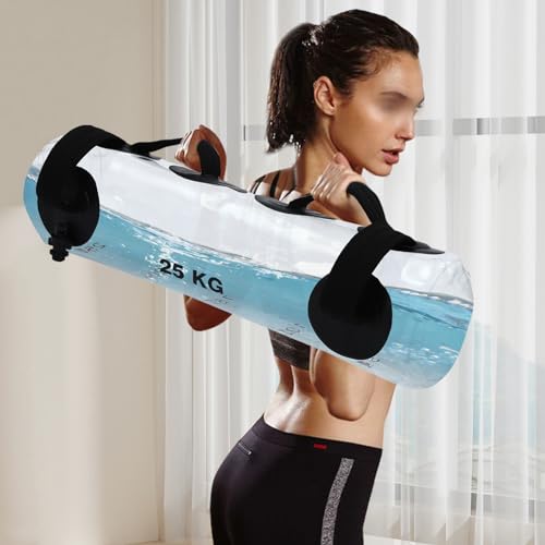 Water-Based Training Bag Adjustable 5-55lbs Weight for Full-Body Workouts Ergonomic Handles for Comfortable Grip During Fitness Routines