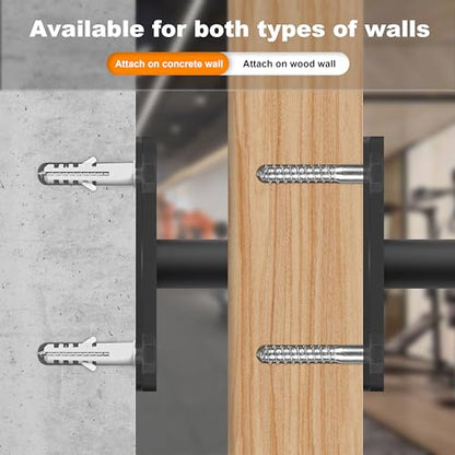 Weight Plate Holder, Wall Mounted Weight Rack Storage for Weight Plates, Home Gym Organizer
