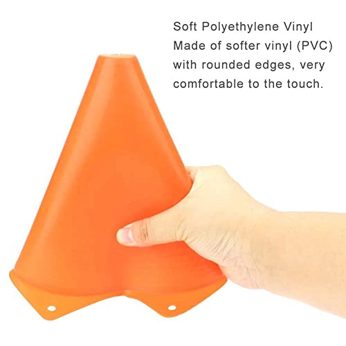 Soccer Cones 7 Inch 25 Pack - color: Orange