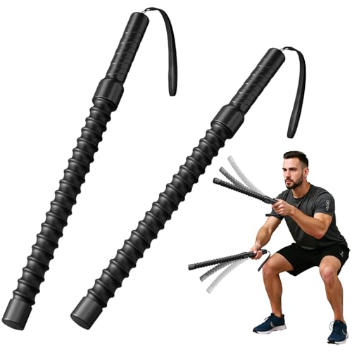 Ropeless Battle Ropes for Exercise Workout Rope, Portable Workout for Home Gym, Exercise Battle Ropes for HIIT Workouts, Low-Impact Cardio Training (2 Ropes) - style: 2 Ropes