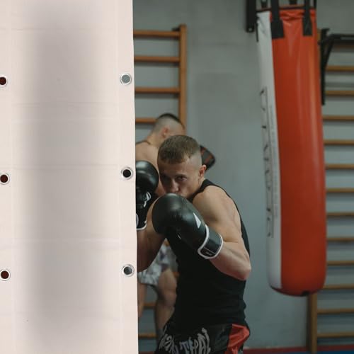 BESPORTBLE Boxing Training Sandbag Triplet Wall-Mounted Workout Bag 110X40Cm Empty Fitness Sandbag for Boxing Supplies and Exercise