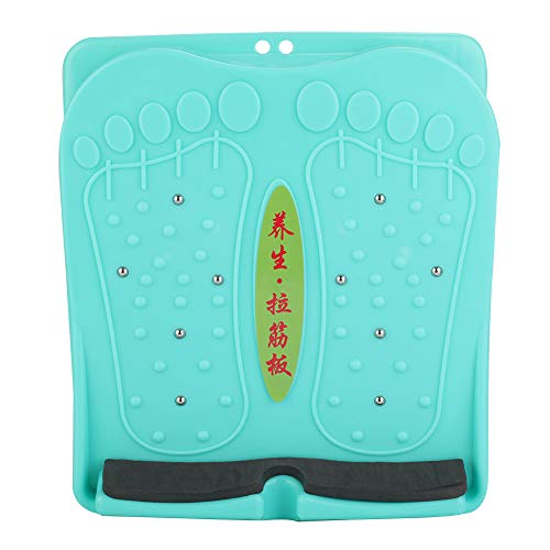 Household Folding Foot Calf Stretcher Massage Leg Fitness Slant Pedal Board Adjustable Incline Slant Board for Effective Calf Ankle and Foot Stretch Ideal for Post (Blue Green)
