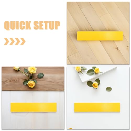 KESYOO 12pcs Tennis Court Floor Markers Agility Training Spots Non-Slip Yellow Flat Discs for Soccer Volleyball Practice Sports Drill Accessories