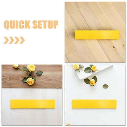 KESYOO 12pcs Tennis Court Floor Markers Agility Training Spots Non-Slip Yellow Flat Discs for Soccer Volleyball Practice Sports Drill Accessories