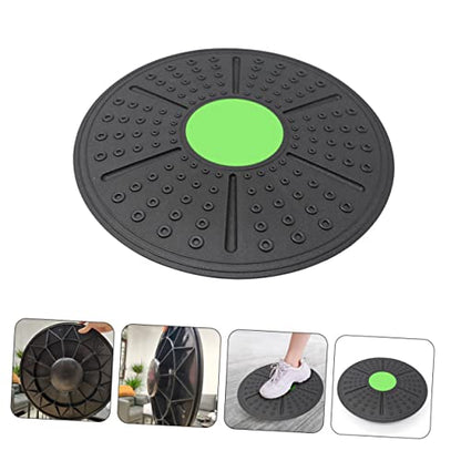 Mikikit Balance Training Board with Raised Massage Points Non Slip PP Material Fitness Tool for Core Strength Stability Coordination Improvement Durable Balance Exercise Pedal for Home and
