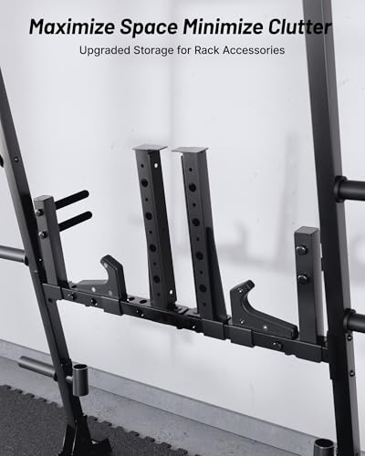 Mikolo M4 2.0 Standard/Ultra/Elite Smith Machine, 2200lbs Squat Rack with LAT-Pull Down System & Cable Crossover Machine, Training Equipment with Leg Hold-Down Attachment