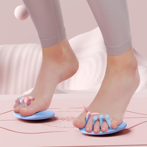 Arch Trainer Foot Massagers Foot Arch Strengthener Blue Arch Trainer for Calf Stretching Glute Toning Improved the Foot Bunion Toe Training Thin Calves Legs - color: Blue