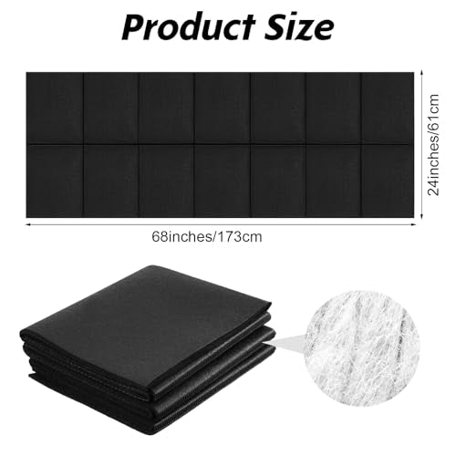 Molain Walking Pad Mat, 68x24x0.2 Inch Foldable Treadmill Mat, for Carpet - size: 0.5CM