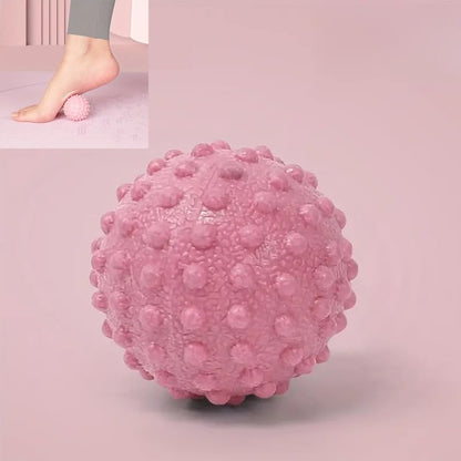 1pc Myofascial Release Massage Balls for Trigger Point, Yoga, and Pilates - Relieve Muscle Tension and Improve Flexibility Pink - color: Pink