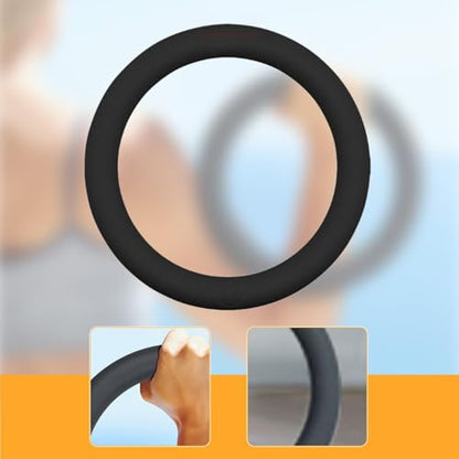Menolana Weight Weighted Circle Workout Equipment Professional, 5lb, for Home Fitness Strength Training Yoga Exercise - color: Black