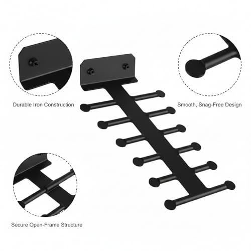 Wall-Mounted Storage Rack for Resistance Bands, Iron Open-Frame Organizer for Home Gym Accessories (1 PC)