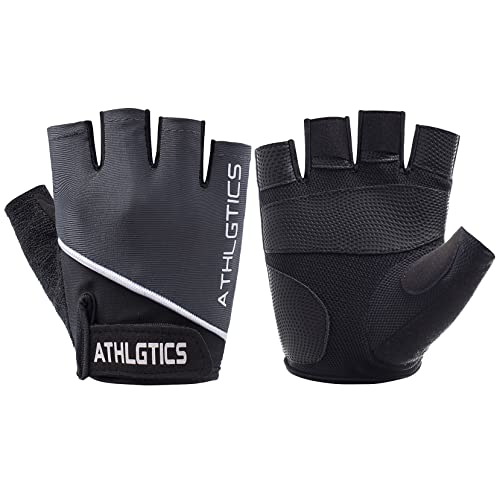 Workout Gloves for Women & Men, Gym Gloves for Working Out & Fitness - color: Black, size: Medium