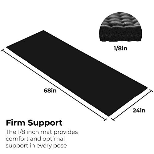 20-Pack Yoga Mat, 68" x 24" Non Slip Exercise Mat, 4mm Thick Gym Mat for Fitness and Stretching, Bulk Non Toxic Yoga Mats for Schools and Studios