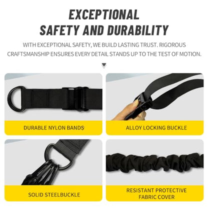 Pull Up Assistance Bands, Heavy Duty Resistance Bands for Pull Up Bar, 75-300lbs Adjustable Assist Bands with 5 Loop Bands & Cooling Towel, Home Gym Fitness for Men Women