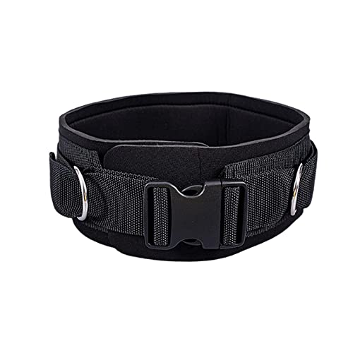 Colaxi Waist Belt Resistance Band, Trainer Rope, Body Stretching Waist Strap with Rings, Gym Workout Strap Agility Training Exercise Equipment