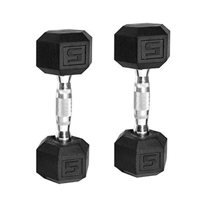 CAP Barbell Coated Hex Dumbbell Set - size: 46 Pound Coated Set