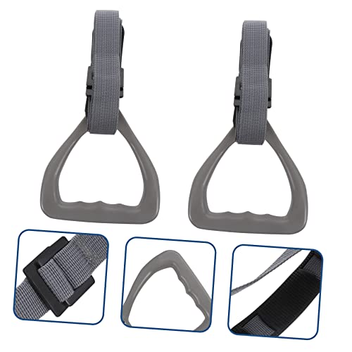 UPKOCH 2 Pcs Adjustable Gym Rings with Thick Straps for Outdoor Strength Training Versatile Fitness Equipment for Core and Upper Body Workouts Home and Playground Use