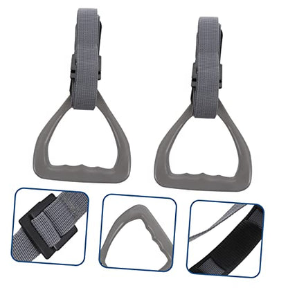 UPKOCH 2 Pcs Adjustable Gym Rings with Thick Straps for Outdoor Strength Training Versatile Fitness Equipment for Core and Upper Body Workouts Home and Playground Use