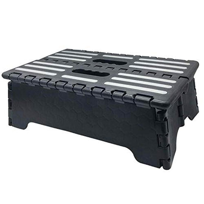Portable Folding Step Up Stool Car Height Boost Elder Adult Non-Slip Step Grips