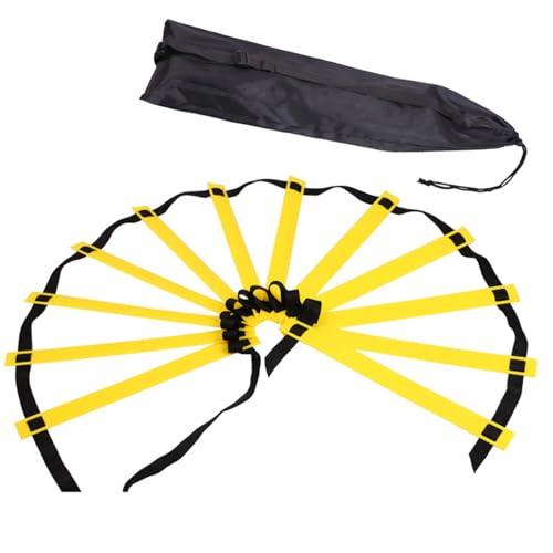 Agility Speed Ladder Soccer Ball Football Flexibility Training and Carry Bag for Adults Sport Equipment Set Football Exercise - color: 8 meters 16 knots
