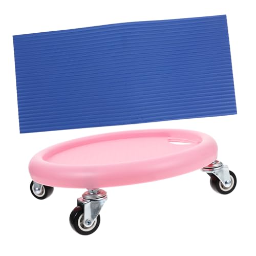 Toddmomy Sliding Fitness Discs with Knee Cushion Multi-functional Ab Exercise Equipment for Home Workouts Durable Quiet Design for Core Strength Training and Full Body Exercises
