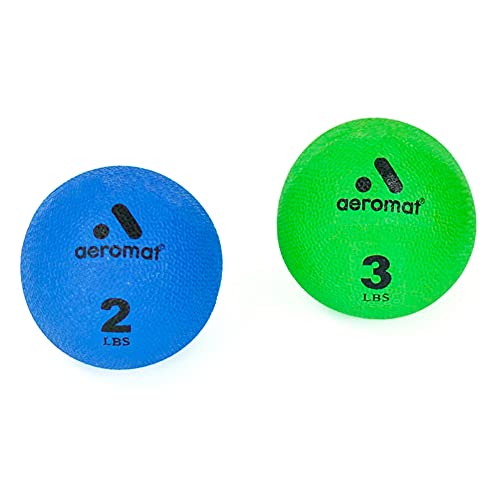AEROMAT Versatile Textured Surface 3.5" Petite Weighted Ball for Yoga/Pilates Practice