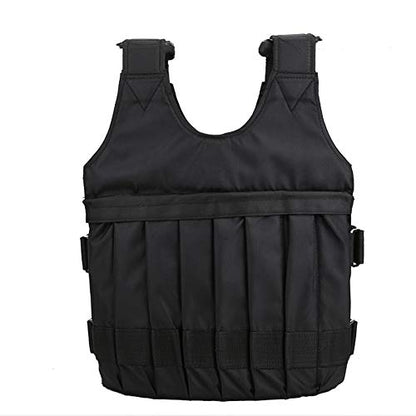 20kg Weighted Vest, Adjustable Bodybuilding Weight Vest with Removable Sandbags Fitness Training Gym Heavy Body Exercise for Weight Training Exercise