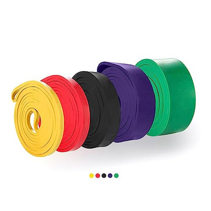 Resistance Bands, Mobility Bands, Pullup Bands, Workout Bands, Elastic Bands for Body Stretching, Crossfit Training for Indoor Outdoor Home Gym, Men and Women, Beginner and Professioner