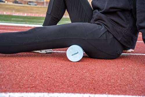 11.8 Inch Medium Density Foam Massage Roller - Light Blue Trigger Point Massage Roller for Deep Tissue Excercise, Massage and Recovery by GolgiStim