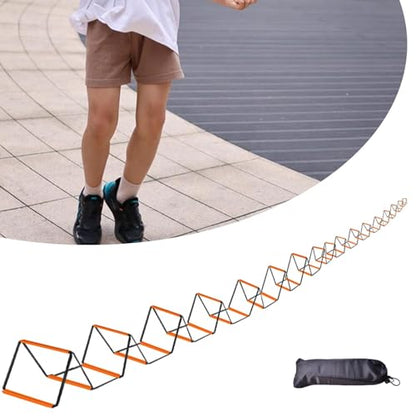 Portable Agility Ladder for Soccer and Fitness Training - size: 32 Grids