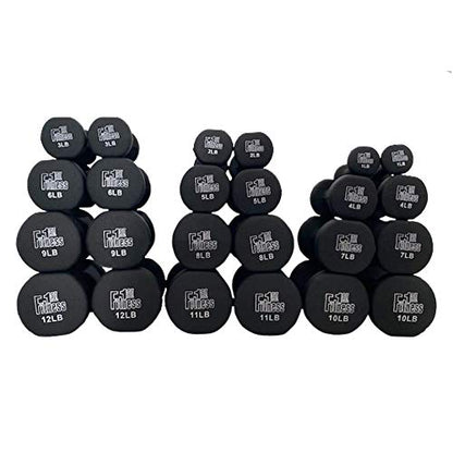 Fitness First Neoprene Dipped Dumbbells (Pairs) - size: 10 LBS
