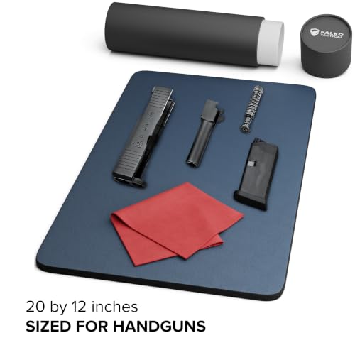 Falko Tactical Gun Cleaning Mat, Gun Mat for Handgun, Rifle and Shotgun - color: Steel Blue, size: 20x12