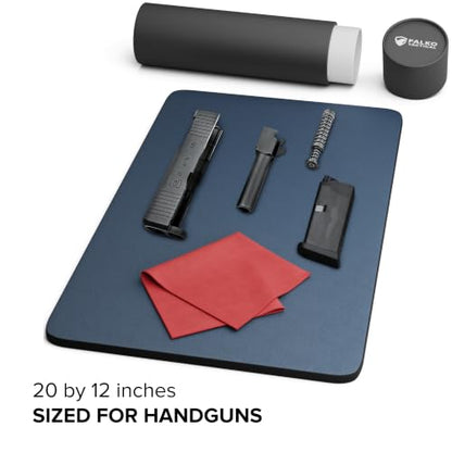 Falko Tactical Gun Cleaning Mat, Gun Mat for Handgun, Rifle and Shotgun - color: Steel Blue, size: 20x12