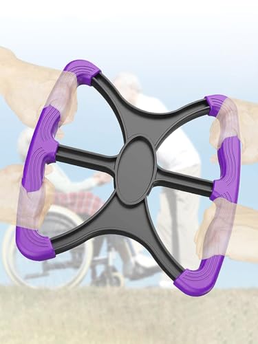 Lift Assists Standing Aid-Handicap Bar with No-Slip Grip Handles, Portable Contact Grip Lift Assist Foot Standing Mobility Aid, Help Elderly Seniors Handicapped Transfer Assistant(Purple)