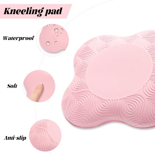 2 packs Yoga Knee Pad Mats Extra Thick for Knees Elbows Wrist Hands Head Foam Pilates Kneeling pad Yoga Knee Cushion Thick Exercise Pads for Knees Elbows Wrist Hands Head Foam Pilates Kneeling pad，Support Foam Pads for Women and Men