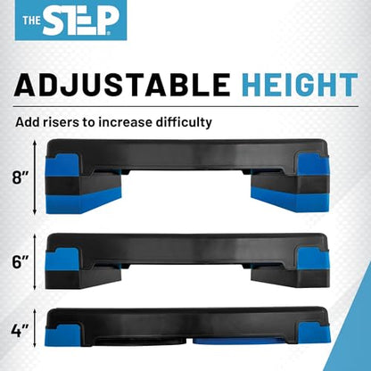 The Step Aerobic Platforms for Home Workout Steppers for Exercise - style: Large