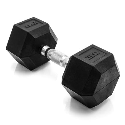 CAP Barbell Coated Hex Dumbbell Weight - Single | 10-120 lbs | Multiple Options