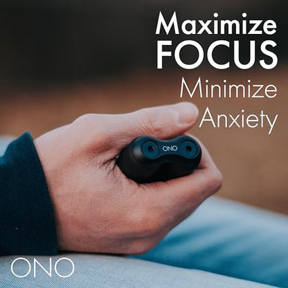 ONO Roller - Handheld Fidget Toy for Adults | Help Relieve Stress, Anxiety, Tension | Promotes Focus, Clarity | Compact, Portable Design (Black, Full Size - ABS Plastic) - size: Full Size, style: ABS Plastic - Black