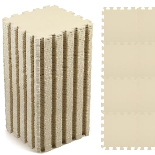 Nuanchu 60 PCS Kids Foam Puzzle Mat,White - color: White