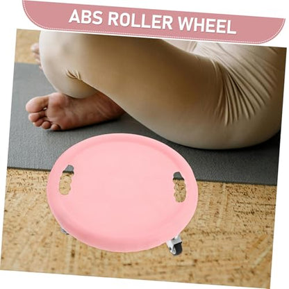 Outanaya Wheel Knee Pad Silent Gliding Discs for Core Strength Training Dual Functionality Abdominal Workout Equipment for Home Gym Use