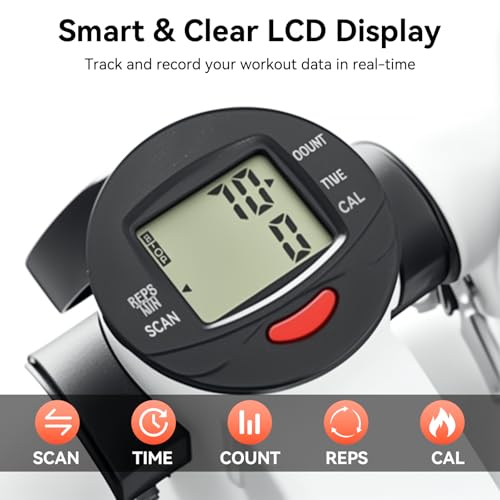 Steppers for Exercise at Home, Mini Stepper with Resistance Bands for Full Body Workout, Portable Stair Stepper for Home, Smooth and Quiet, Stepper Machine with LCD Monitor