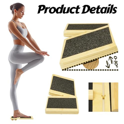 Ankle Foot Balance Board Trainer - Enhancer for Ankle Sprain Recovery Training, Balance and Stability Trainer for Daily Exercise, Wobble Board for Physical Therapy, Balance Training with Storage Bag