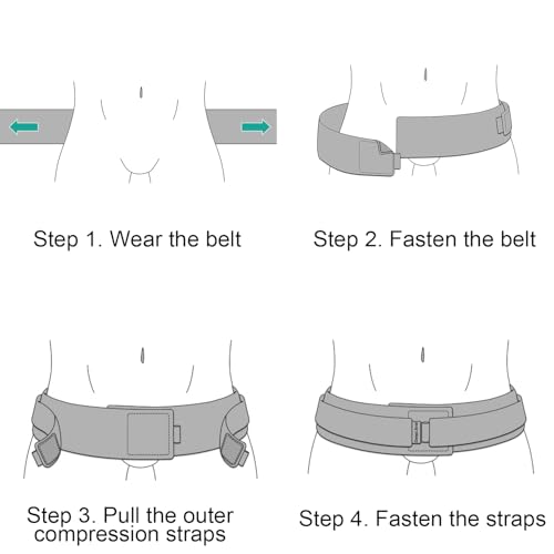 Lightweight Back Brace for Lower Back Pain Under Clothes - Relief from Sciatica, Hip and Spine Pain - Breathable & Adjustable Lumbar Support Belt for Home, Work and Exercise - Suitable for Women&Men - size: Medium