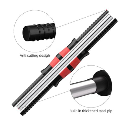 Dumbbell Handle Set, Dumbbell Bars 13.8/15.7/18.5/20.1 inches (35/40/47/51 cm), Suitable for 1 inch Wide Weight Plates, Home Gym Strength Training Accessories