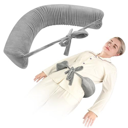 Lower Back Support While Sleeping Lumbar Support Pillow for Bed Scoliosis Sciatica Pain Relief Pillow for Recliner Office Chair Lower Lumbar Roll Adjustable Night Sleep Cushion to Back Rest