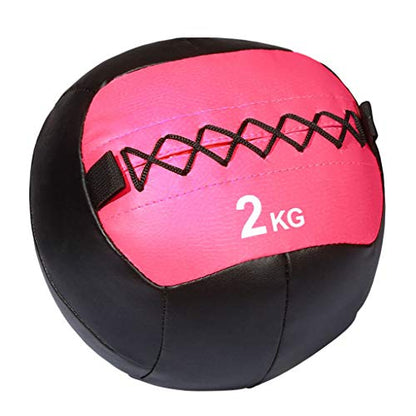 Medicine Ball Weighted Slam Wall Ball for Cardio Workout and Core Training – Ideal for Squat, Lunge, and Partner Toss, 1kg-10kg (9kg 2KG) - size: 2KG