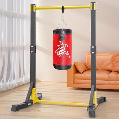 Pull Up Bar Dip Bar Pull Up Bar Free Standing Calisthenics Equipment Pull Up Station Dip Station Portable Pull-Up Bar Station for Home Gym Pull Up Stand Station 400LBS with 11 Gears
