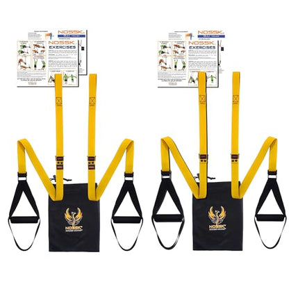 2 Pack! 2 sets of NOSSK GYM Pro Suspension Fitness Trainers - Manufactured in California using US and Global Components!