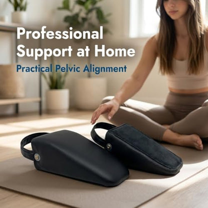 Pelvic Sacral SOT Blocks Non Slip Base 1/Pair Upholstered Black