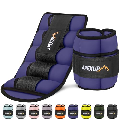 Adjustable Ankle Weights for Women and Men, Modularized Leg Weight Straps for Yoga, Walking, Running, Aerobics, Gym, Physical Therapy